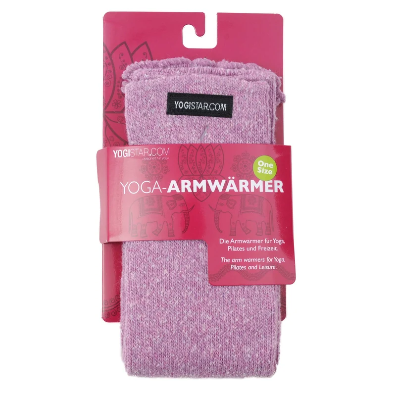 2. Wahl Yoga-Armwärmer rose - Baumwolle