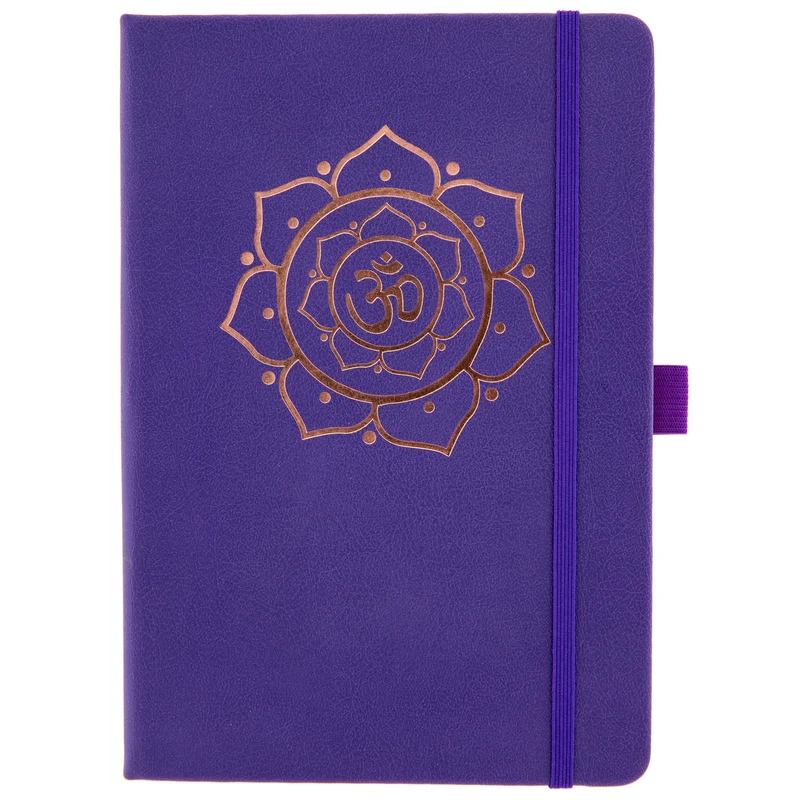 Yoga Notizbuch A5 - OM lila