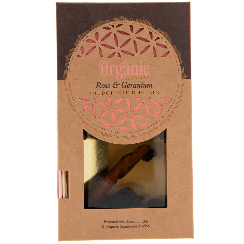 Raumduft Organic - Rose und Geranie, 150 ml