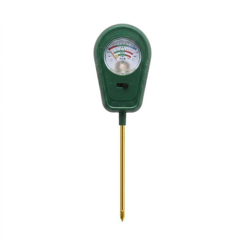 Testeur de sol 3-en-1 pour plantes
