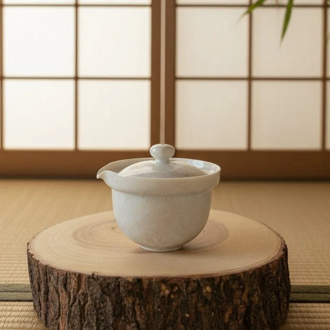 Eiskristall-Houhin-Teekanne (japanische Gyokuro-Teekanne)
