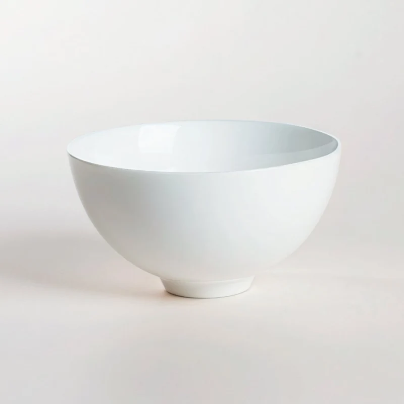 Jingdezhen „Meditation“ Große Teeschale aus weißem Jade, 100 ml