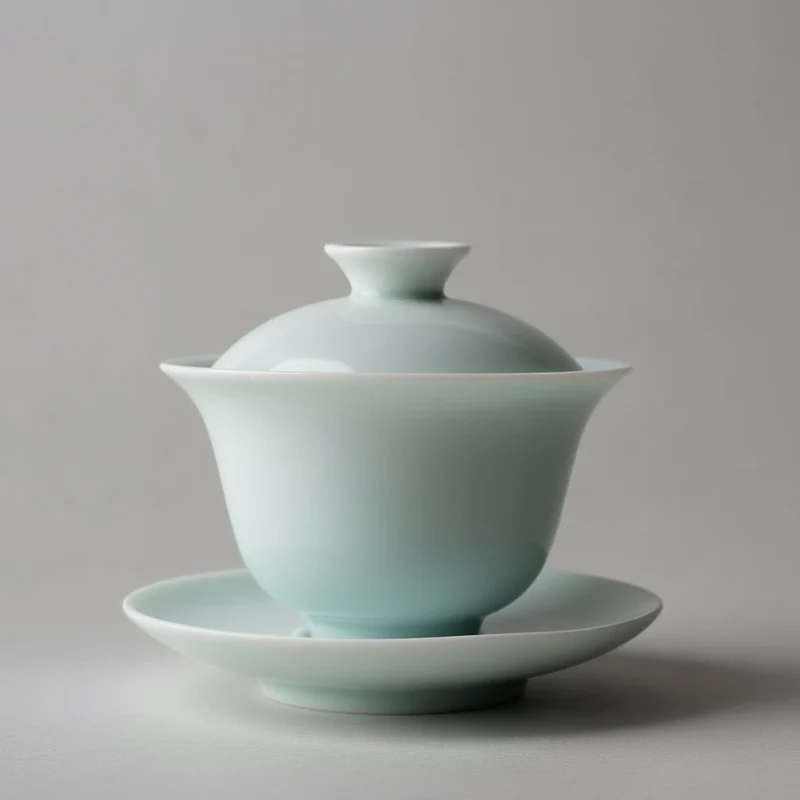 Jingdezhen Authentische „Fen Qing“ Jade Gaiwan