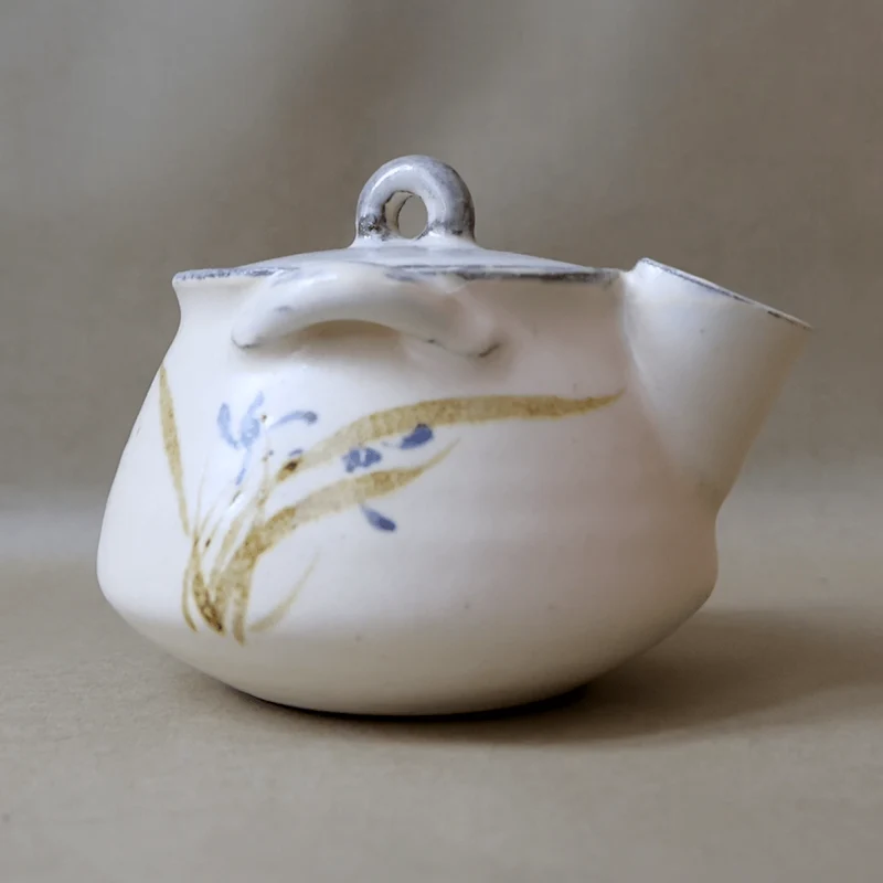 Jingdezhen Steinzeug „Irisblüte“ Easy Gaiwan