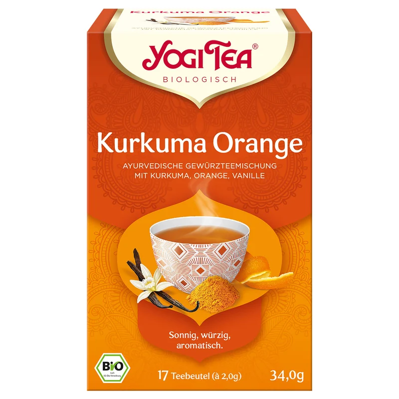 Bio Kurkuma Orange Teemischung, 34 g