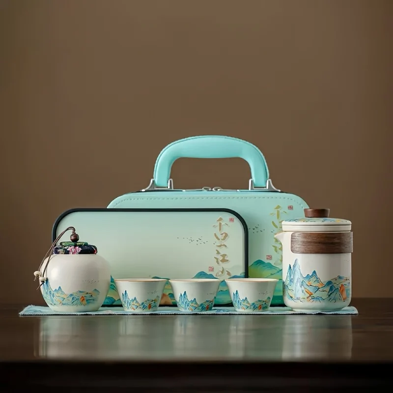Emerald Mountain Tragbares Gongfu-Brauset