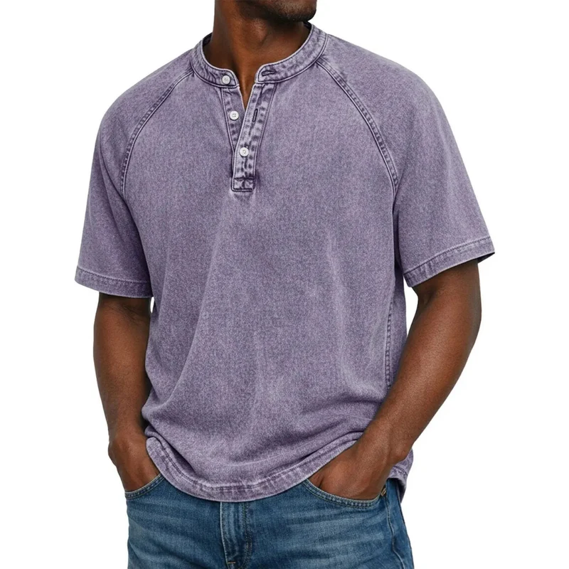 Chemise homme vintage à boutons
