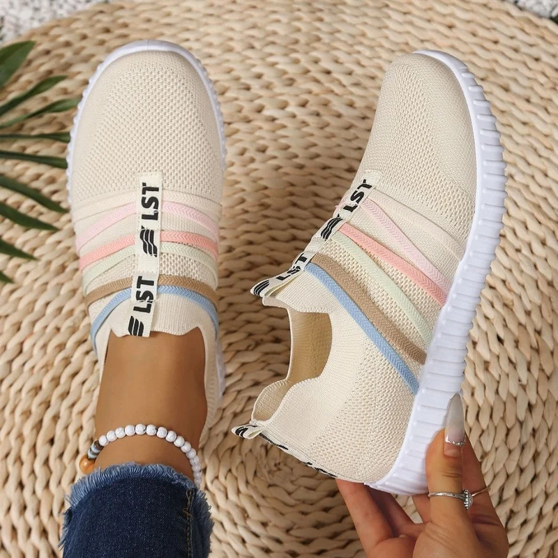 Sneakers sans lacets légères et respirantes