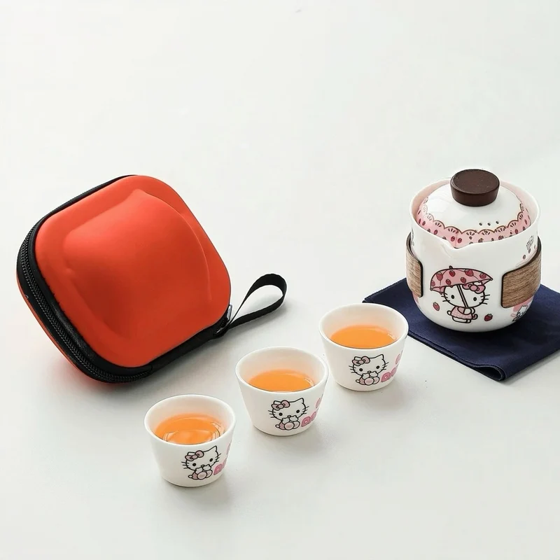 Verspieltes Kätzchen-Reisetee-Set (Limitierte Auflage)