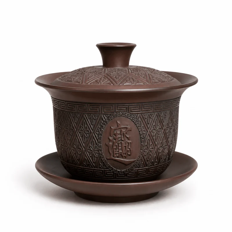 Dynastie-Emblem – Jianshui Handgefertigte traditionelle Gaiwan
