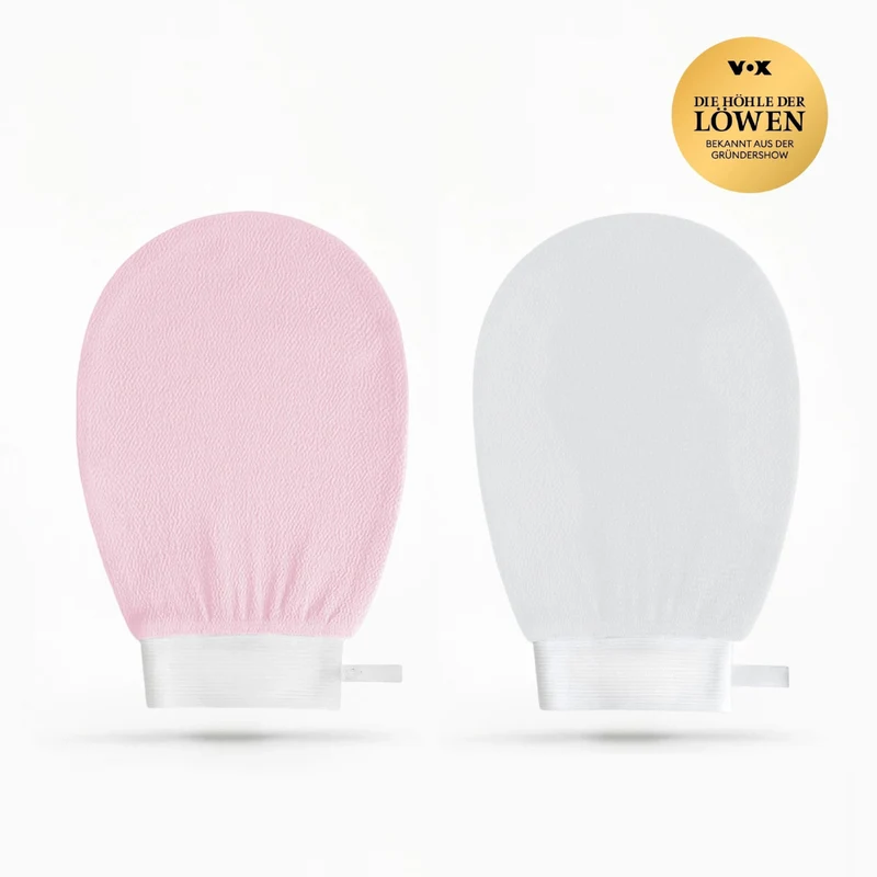 Gant exfoliant réutilisable pour une peau douce et lisse