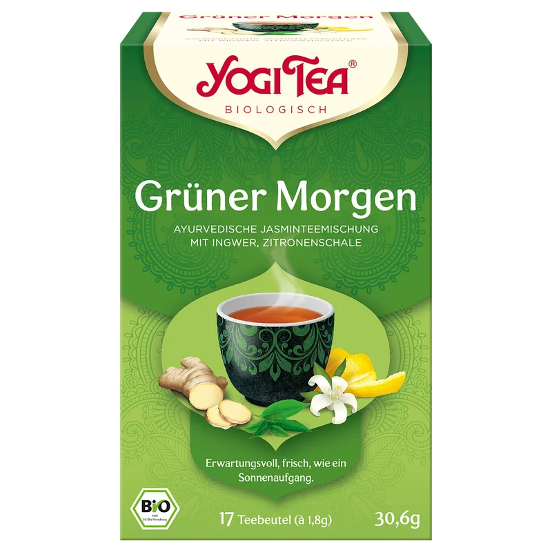 Bio Grüner Morgen Teemischung, 30,6 g