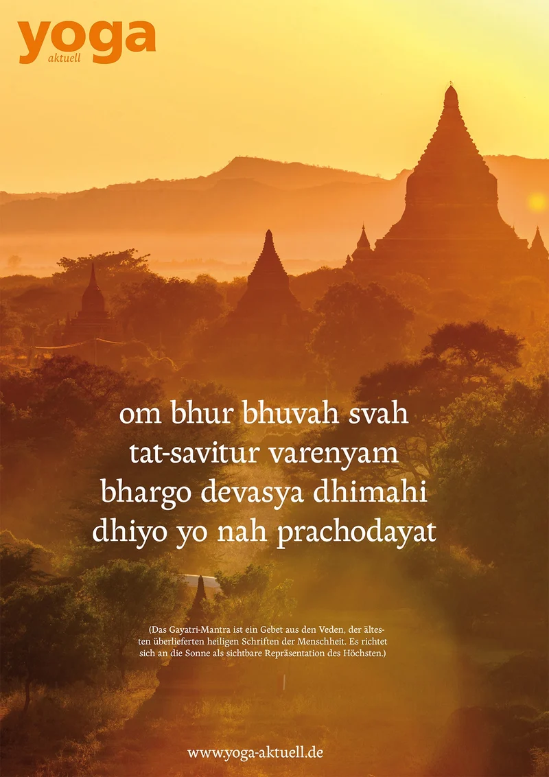 Gayatri Mantra - Poster DIN A1