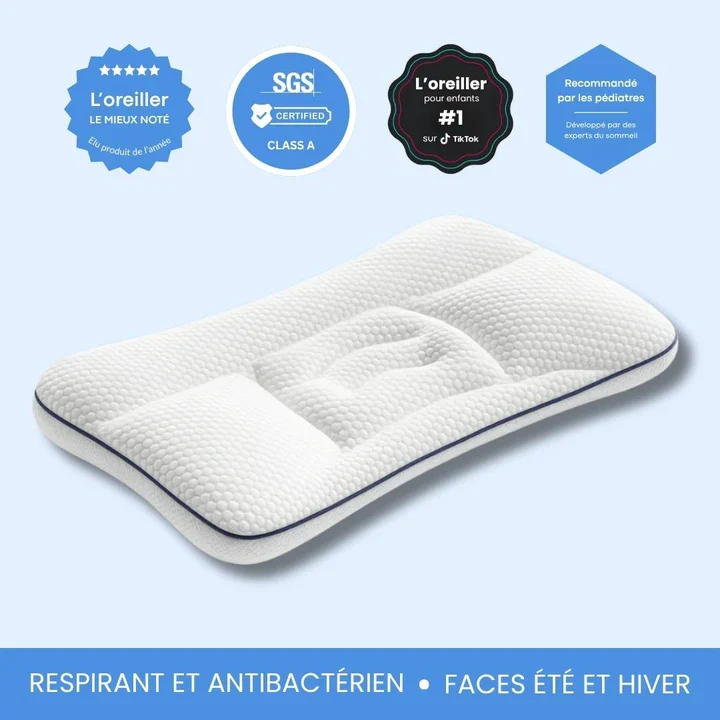 Oreiller ergonomique pour enfant