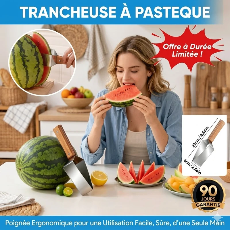 Trancheuse à Pastèque Ergonomique