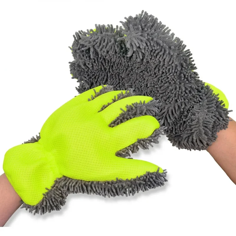 Gants de nettoyage en microfibre
