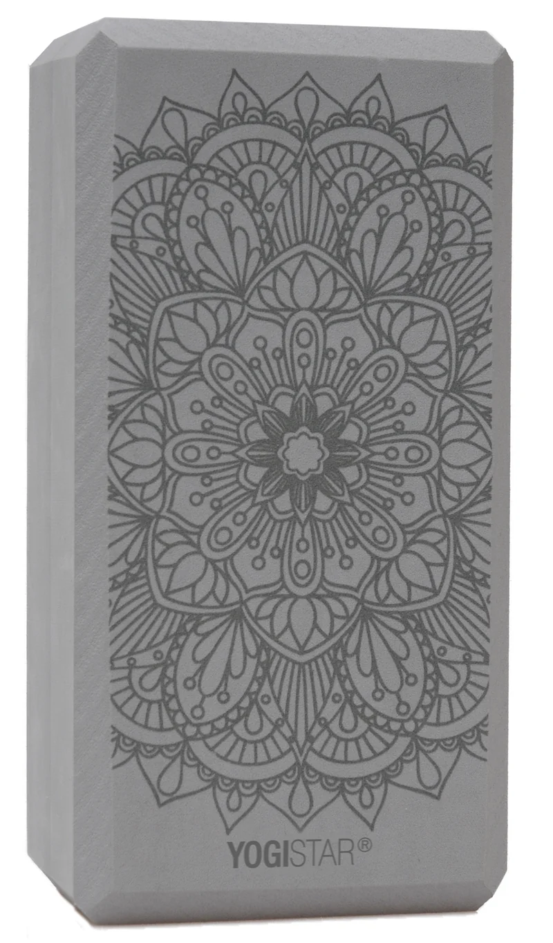 Yogablock yogiblock® basic - art collection - lotus mandala - graphite