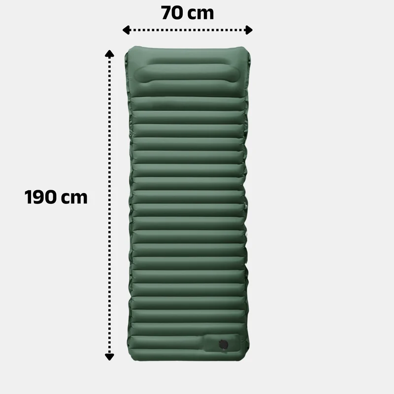 Matelas de camping gonflable compact et confortable