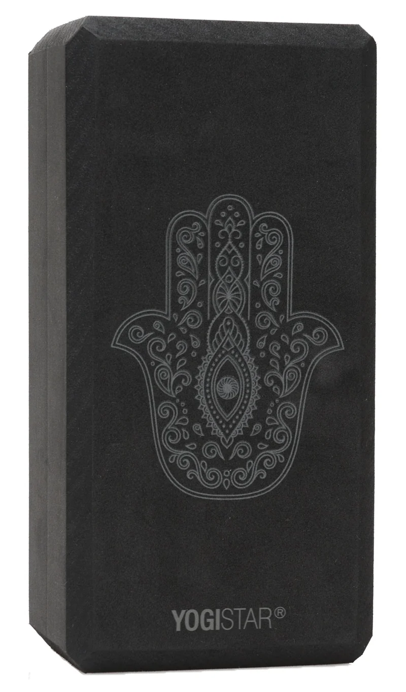 Yogablock yogiblock® basic - art collection - hand of fatima - zen black