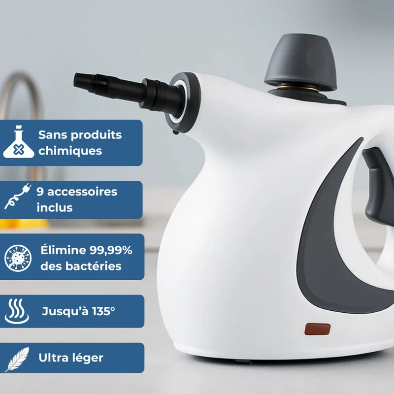Nettoyeur Vapeur Multifonction Puissant