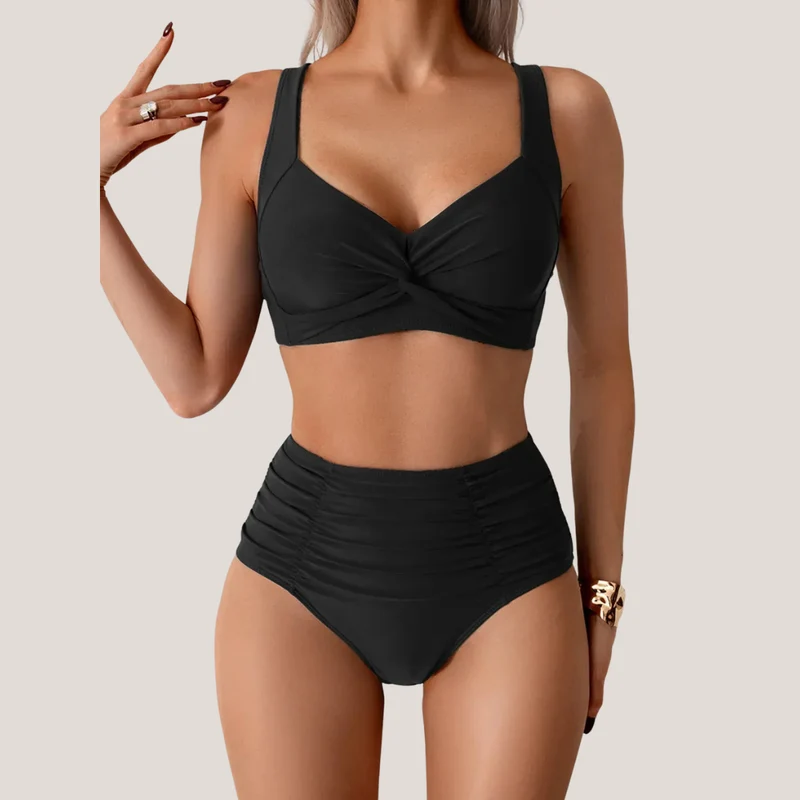 Bikini Gainant Taille Haute Femme