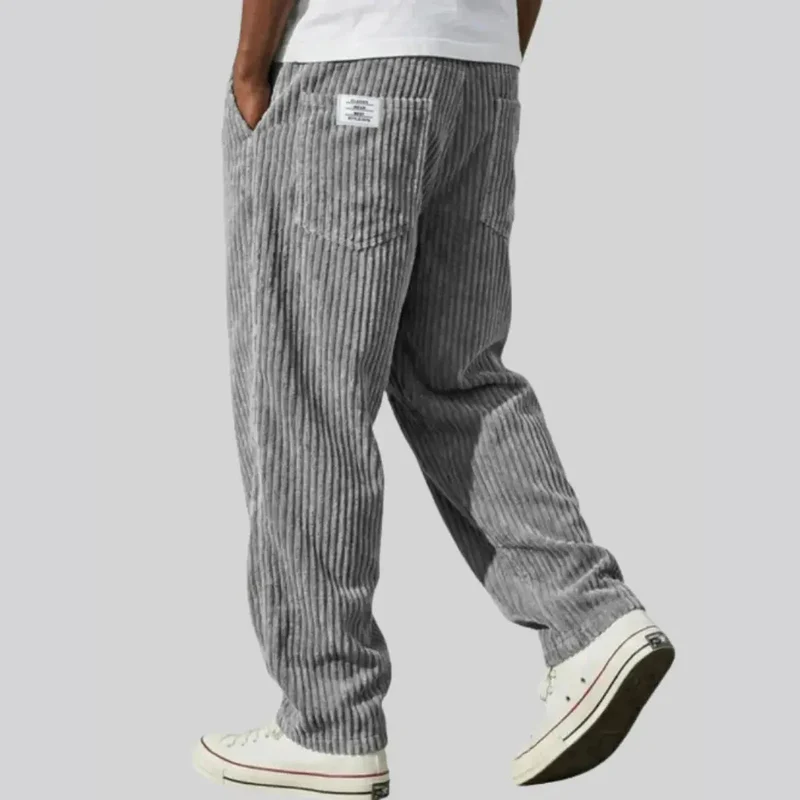 Pantalon en Velours Côtelé Homme
