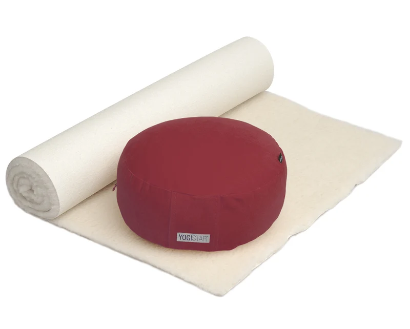 Yoga-Set Comfort Edition - Meditation natur 75 x 200 cm