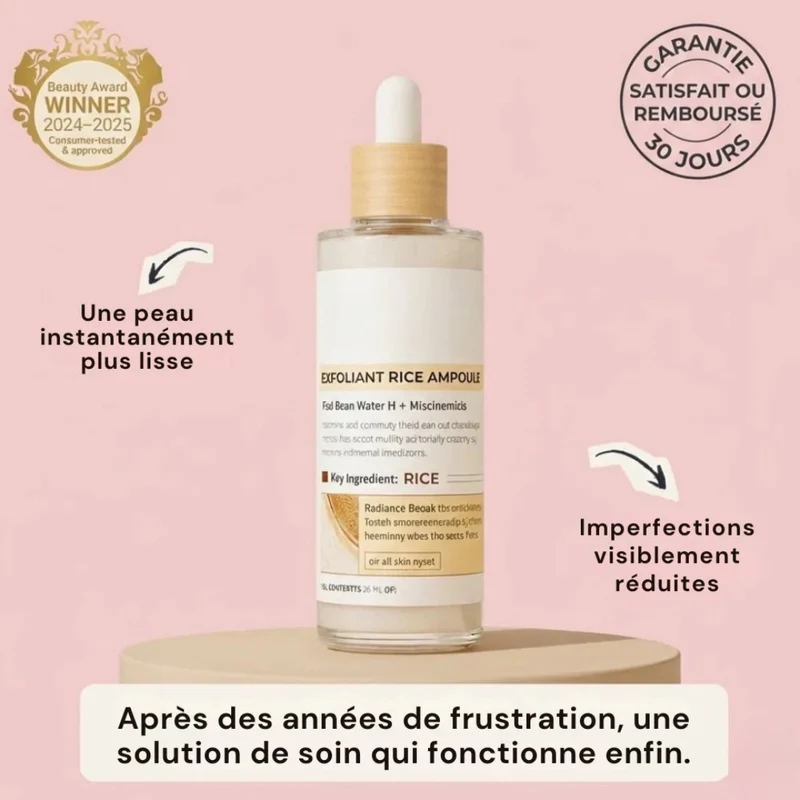Exfoliant au riz