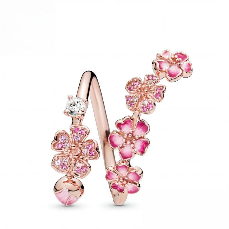 Bague fleur de cerisier