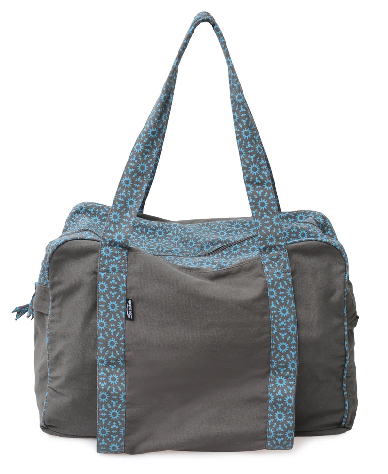 Yogatasche twin bag - take me two - taupe/turquoise
