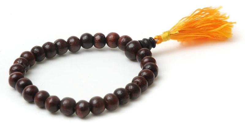 Mala-Armband aus Rosenholz