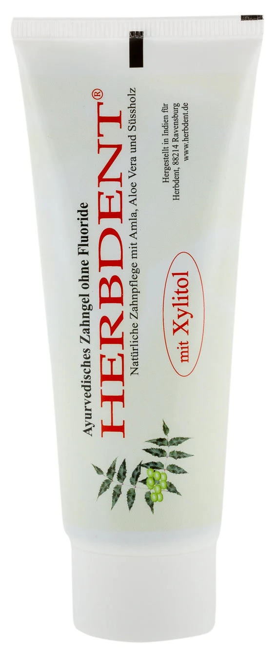 Herbdent, Ayurvedisches Zahngel mit Xylitol, 80 ml