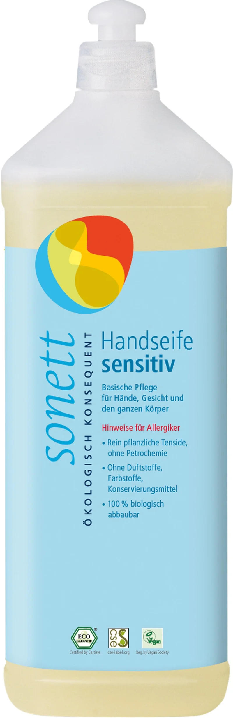 Handseife sensitiv, Nachfüllflasche, 1 l