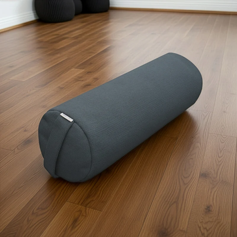 Yoga-Bolster yin - rund - Jute