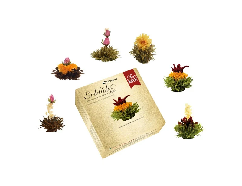 Mixed 6er- Box ErblühTee Weißer-/Schwarzer-/Grüner-Tee