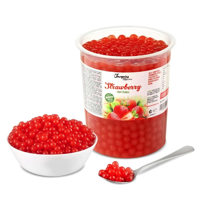 Popping Fruit Boba – 1 kg Größe (verschiedene Geschmacksrichtungen)
