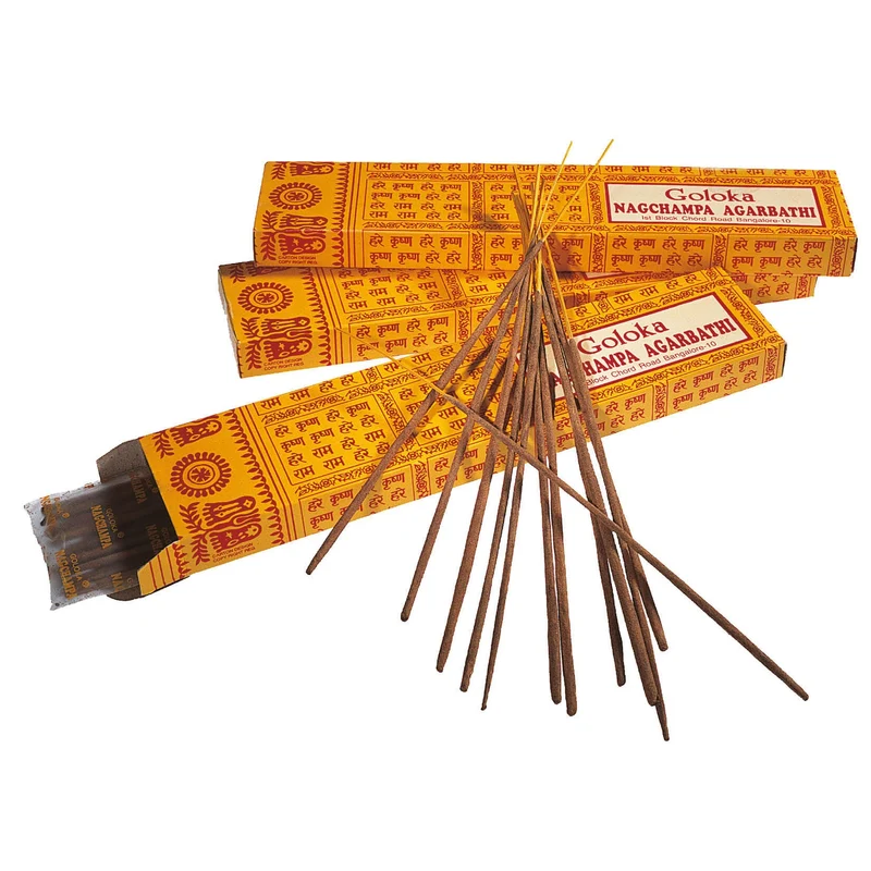 Goloka Nag Champa Räucherstäbchen, 15 g