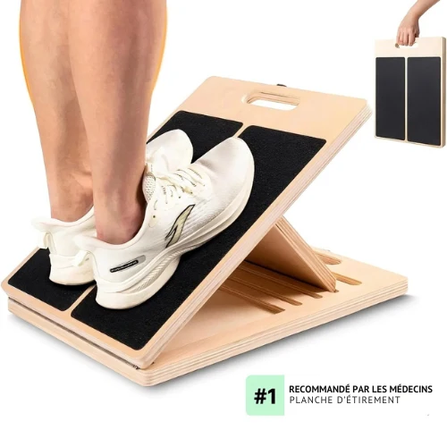 Planche d’Équilibre en Bois Ajustable