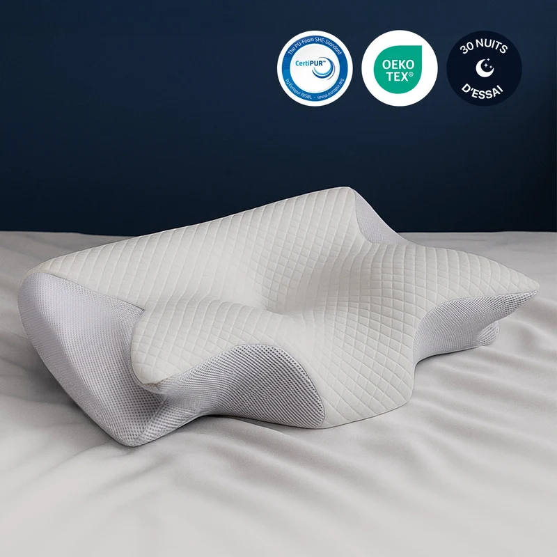 Oreiller Ergonomique Mémoire de Forme