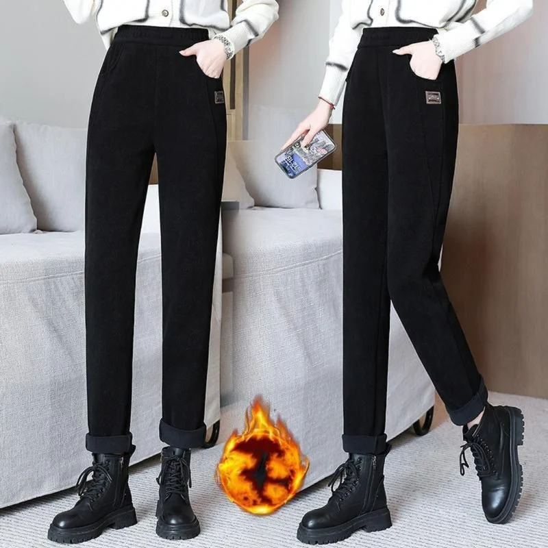 Pantalon thermique doublé polaire