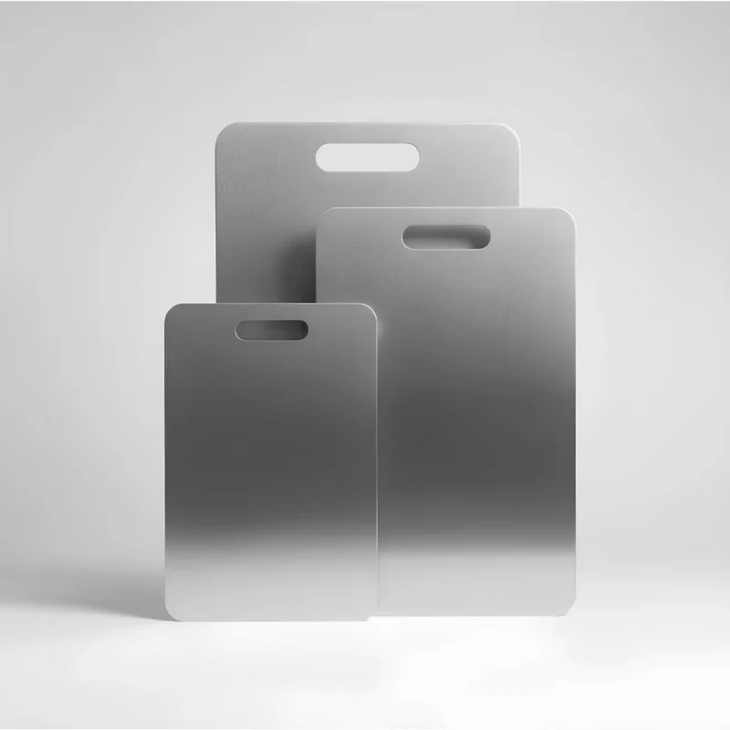 Planche à découper métal hygiénique et durable