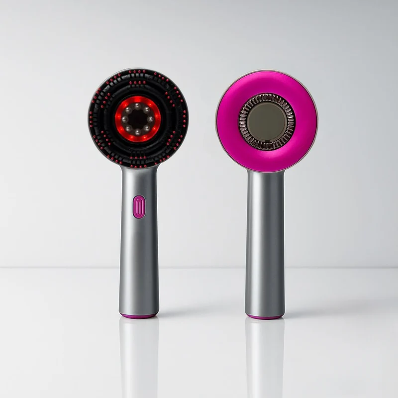 Brosse stimulante lumière rouge