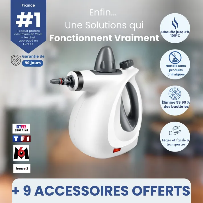 Nettoyeur vapeur multifonctions