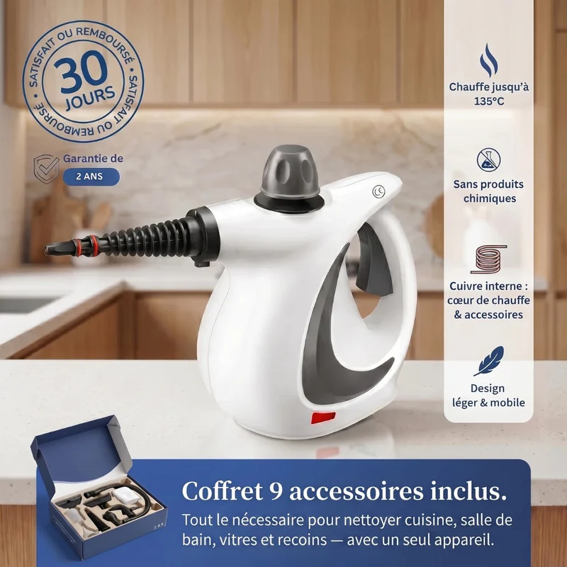Nettoyeur Vapeur Multifonction Haute Pression