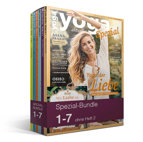 Yoga Aktuell Spezial-Bundle 1-7 (ohne Heft 1 und Heft 2)