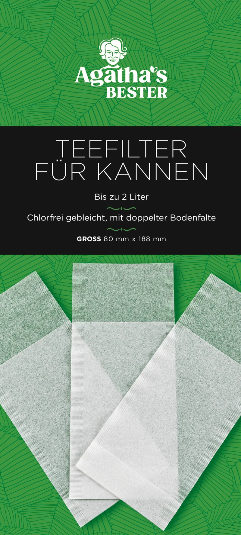 Tea Filter Größe L Papier