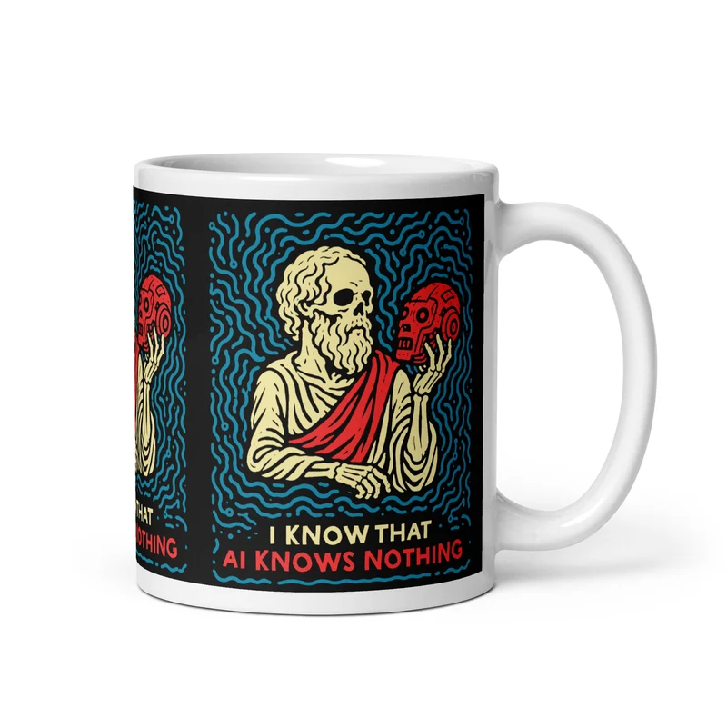 I know that AI knows nothing - Mug