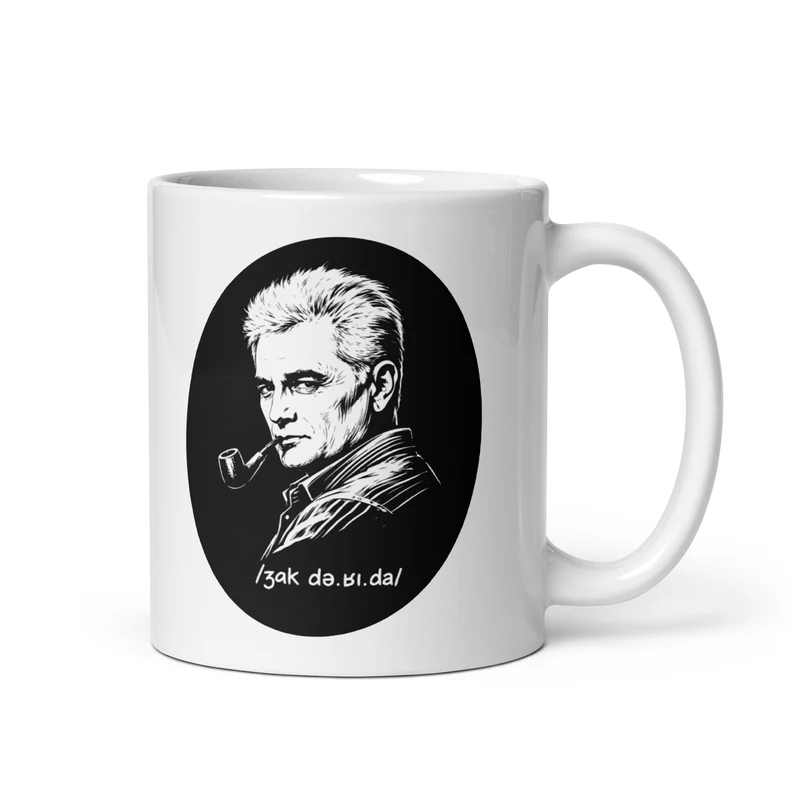 Jacques Derrida Portrait - Mug