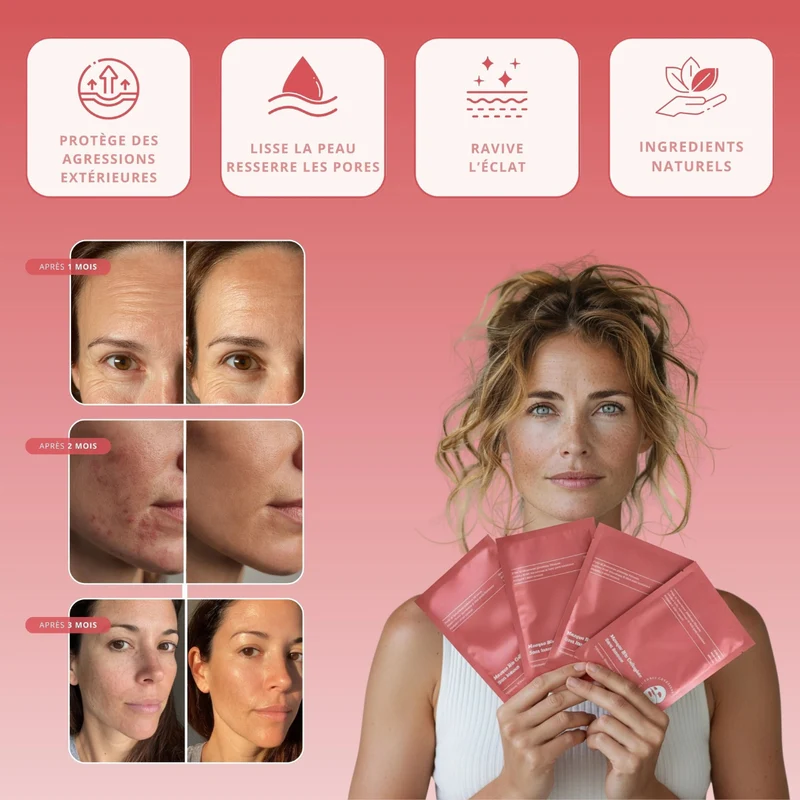 Masque Hydratant Anti-Âge au Collagène