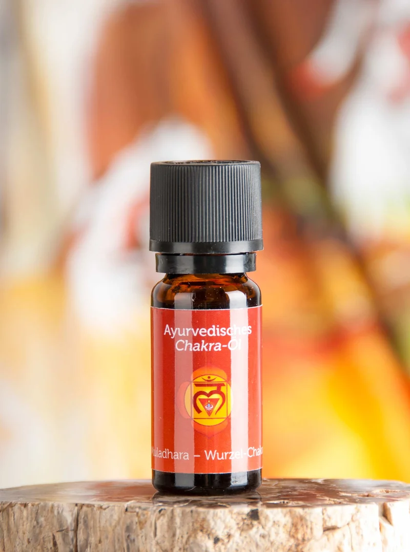 Ayurvedisches Chakraöl Muladhara - Wurzel-Chakra, 10 ml